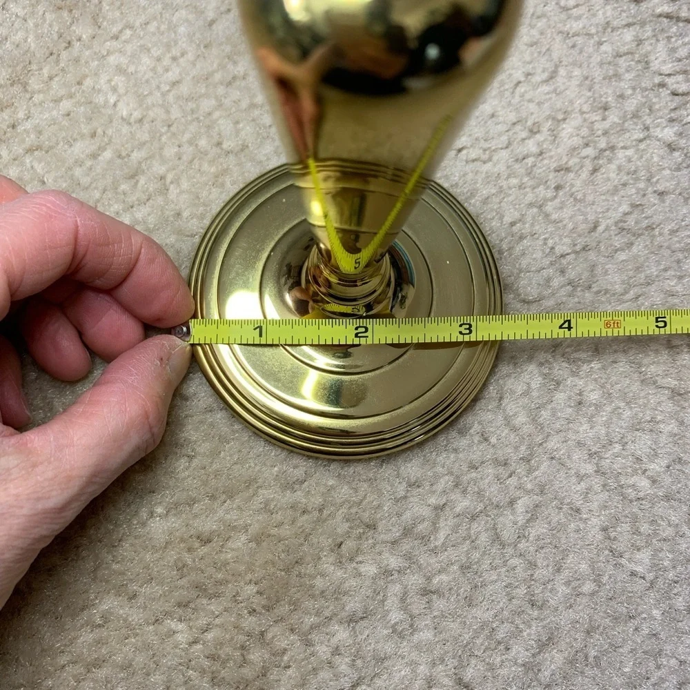 Baldwin Brass Candlestick Holders 7 1/4 High